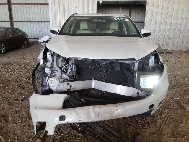 5TDKKRFH6FS088739 - 2015 TOYOTA HIGHLANDER XLE Սպիտակ լուսանկար 5