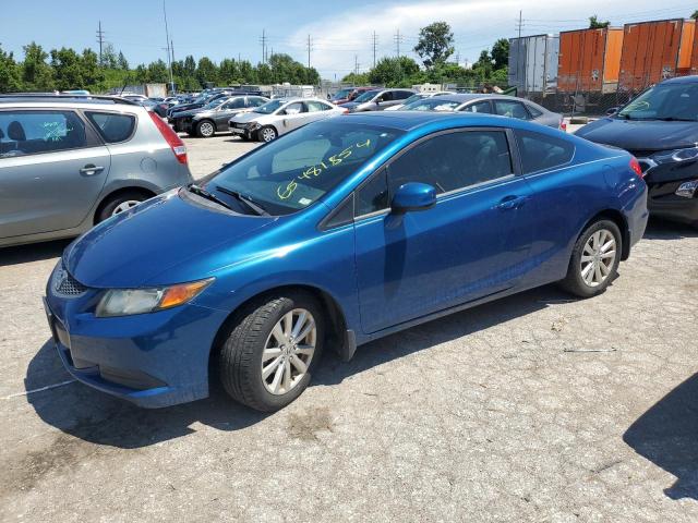 2HGFG3B15CH540037 - 2012 HONDA CIVIC EXL ლურჯი ფოტო 1