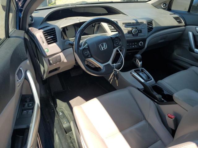 2HGFG3B15CH540037 - 2012 HONDA CIVIC EXL ლურჯი ფოტო 8