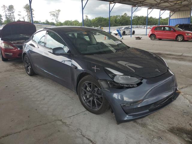 5YJ3E1EB2NF117120 - 2022 TESLA MODEL 3 灰色 照片 4