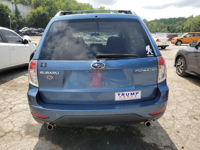 JF2SH64699H726748 - 2009 SUBARU FORESTER 2.5X LIMITED BLUE photo 6