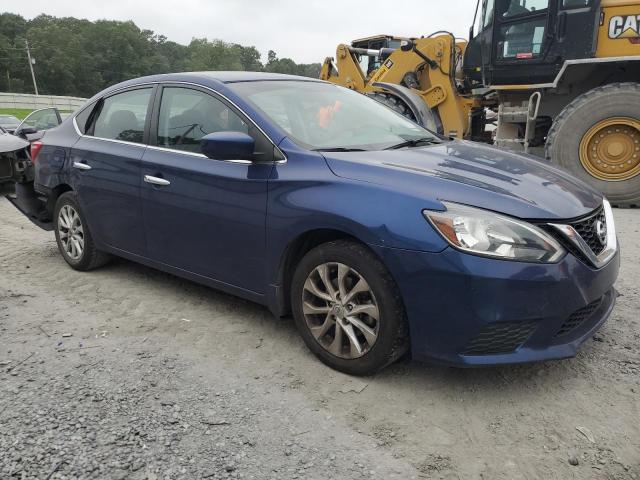 3N1AB7AP9KY238671 - 2019 NISSAN SENTRA S BLUE photo 4