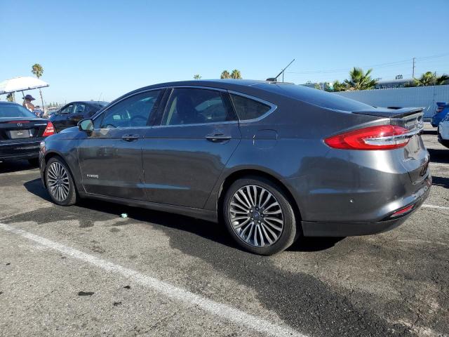 3FA6P0RU5HR264540 - 2017 FORD FUSION TITANIUM HEV GRAY photo 2