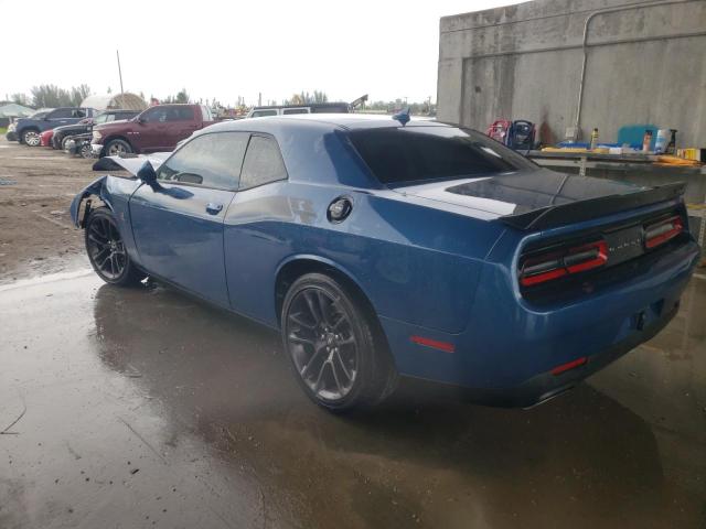 2C3CDZFJ6MH631654 - 2021 DODGE CHALLENGER R/T SCAT PACK BLUE photo 2