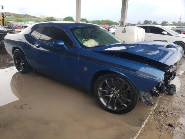 2C3CDZFJ6MH631654 - 2021 DODGE CHALLENGER R/T SCAT PACK BLUE photo 4