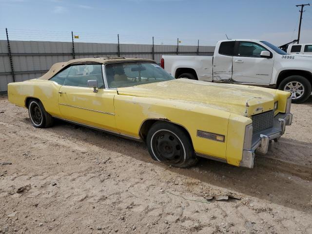 6L67S5Q406912 - 1975 CADILLAC EL DORADO YELLOW photo 4