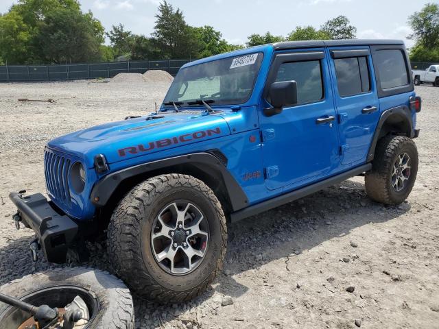 1C4HJXFN9NW181888 - 2022 JEEP WRANGLER RUBICON BLUE photo 1