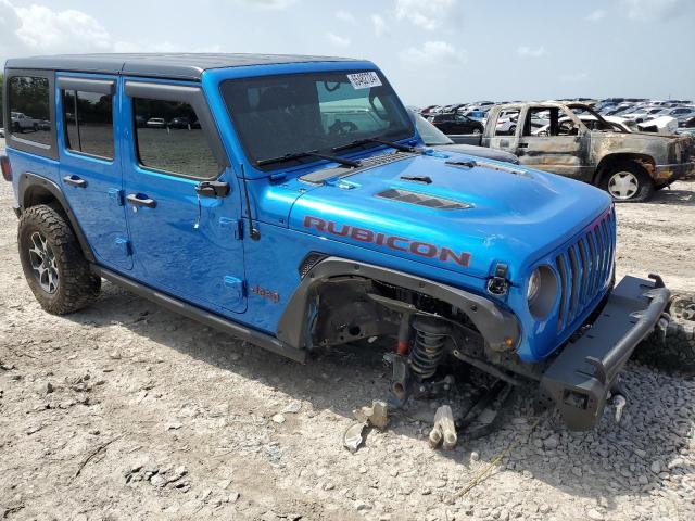 1C4HJXFN9NW181888 - 2022 JEEP WRANGLER RUBICON BLUE photo 4