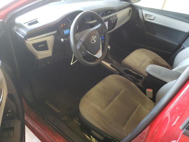 2T1BURHE3GC704999 - 2016 TOYOTA COROLLA L RED photo 8