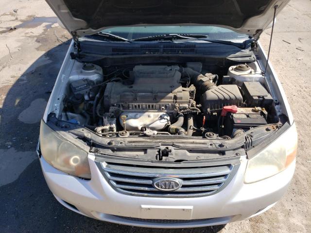 KNAFE121785507514 - 2008 KIA SPECTRA EX SILVER photo 11