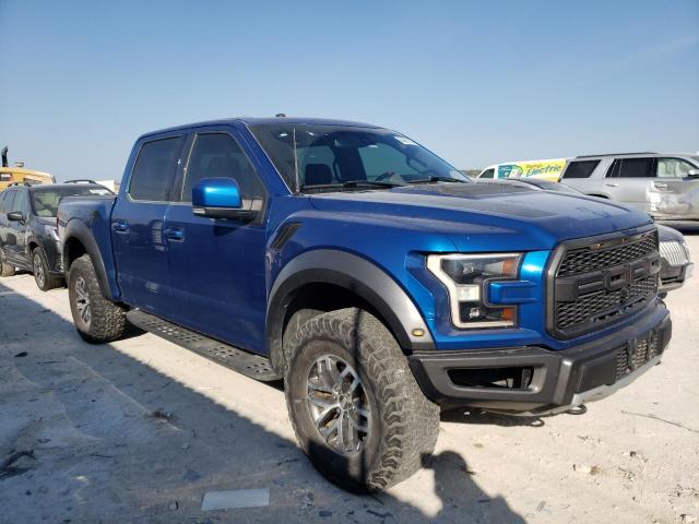 1FTFW1RG2JFD52333 - 2018 FORD F150 RAPTOR BLUE photo 4