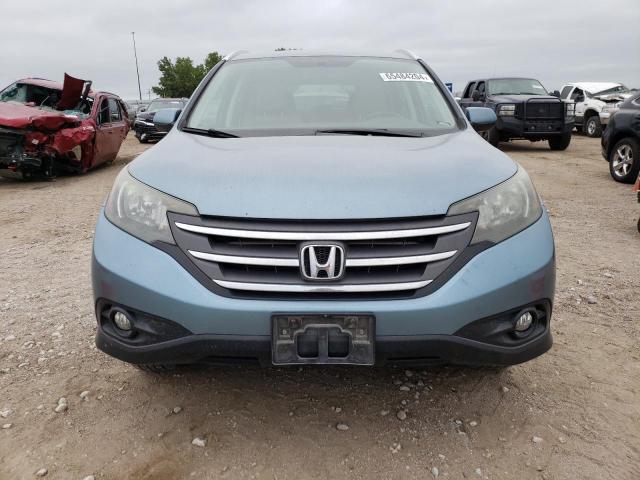 2HKRM4H74EH682718 - 2014 HONDA CR-V EXL TEAL photo 5