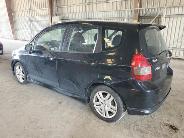 JHMGD38687S040448 - 2007 HONDA FIT S 黑色 照片 2