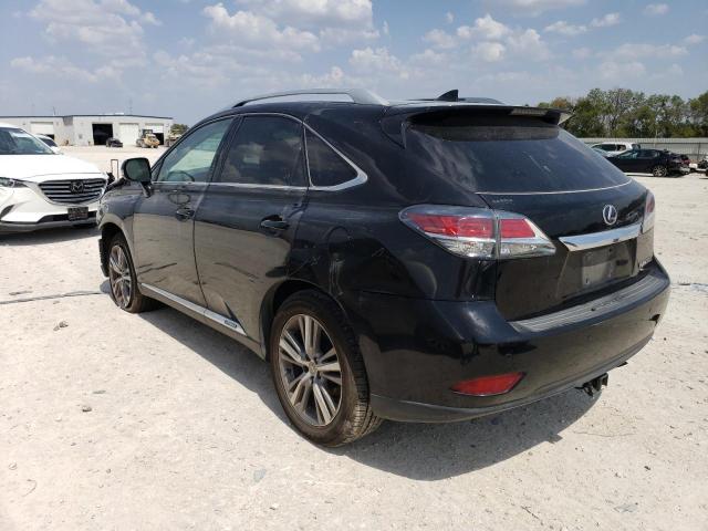 2T2BC1BA6FC009968 - 2015 LEXUS RX 450H BLACK photo 2