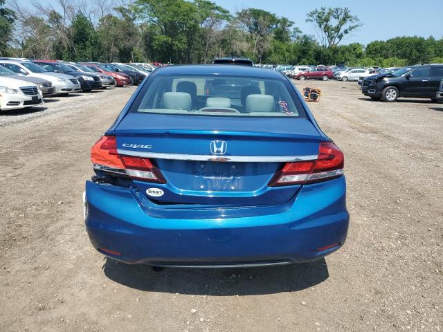 19XFB2F52FE049462 - 2015 HONDA CIVIC LX BLUE photo 6