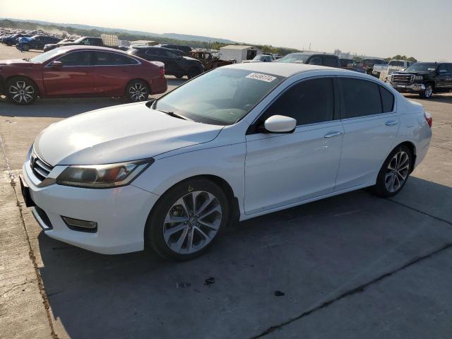 1HGCR2F50DA275855 - 2013 HONDA ACCORD SPORT WHITE photo 1