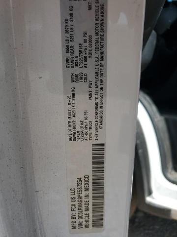 3C6LRVAG9PE587254 - 2023 RAM PROMASTER 1500 STANDARD WHITE photo 13