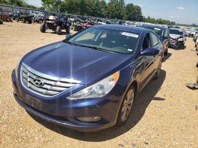 5NPEC4AC4CH387656 - 2012 HYUNDAI SONATA SE BLUE photo 1
