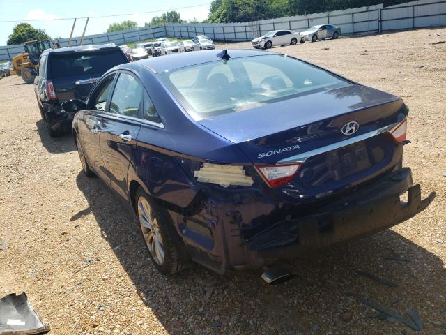 5NPEC4AC4CH387656 - 2012 HYUNDAI SONATA SE BLUE photo 2
