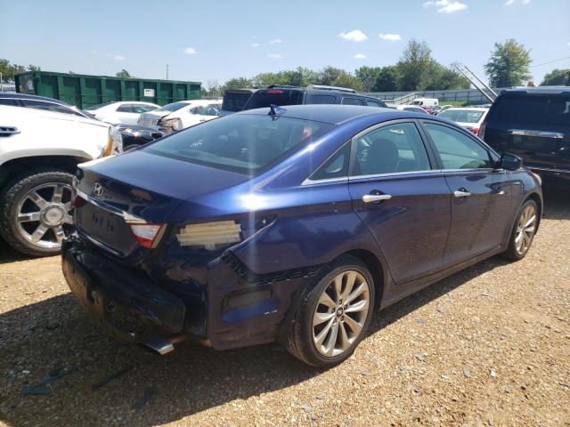 5NPEC4AC4CH387656 - 2012 HYUNDAI SONATA SE BLUE photo 3