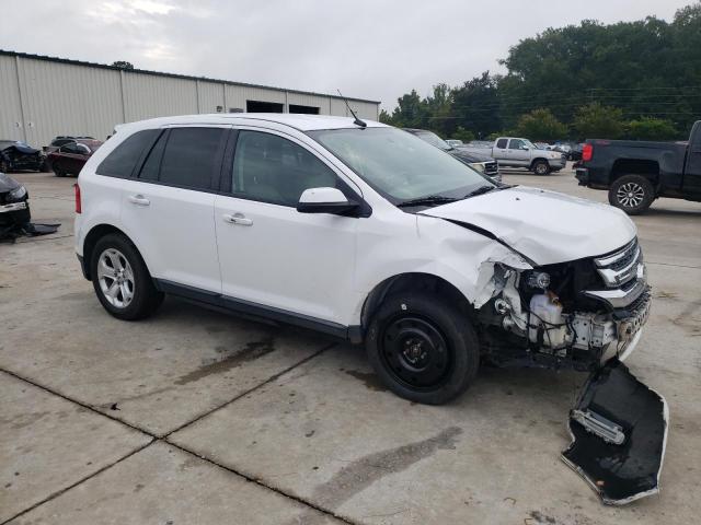 2FMDK3JC7EBA30653 - 2014 FORD EDGE SEL WHITE photo 4