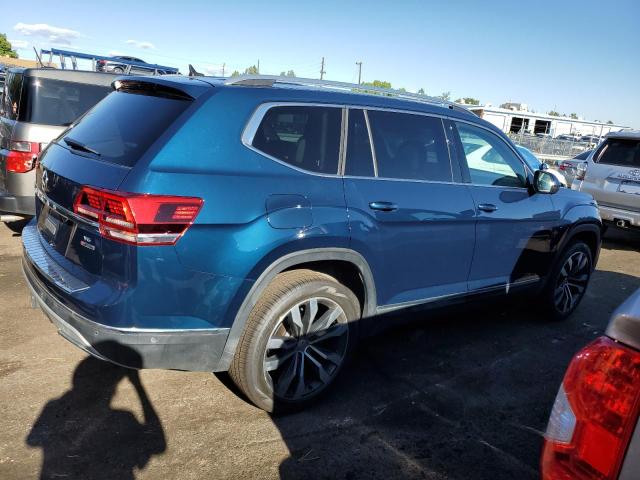 1V2NR2CA4KC621382 - 2019 VOLKSWAGEN ATLAS SEL PREMIUM BLUE photo 3