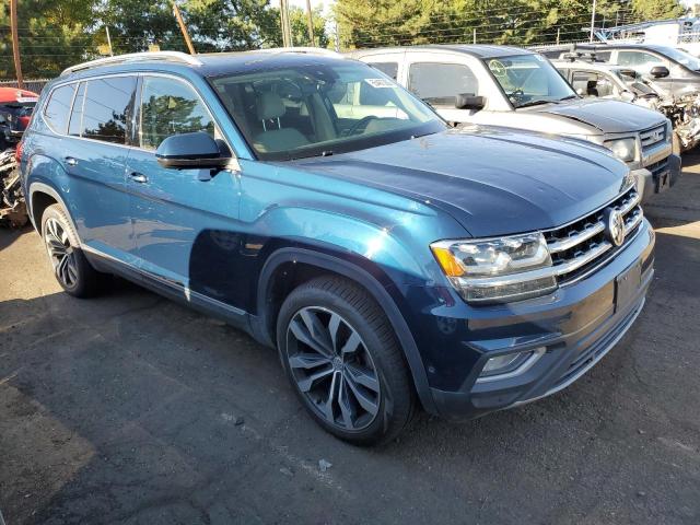 1V2NR2CA4KC621382 - 2019 VOLKSWAGEN ATLAS SEL PREMIUM BLUE photo 4