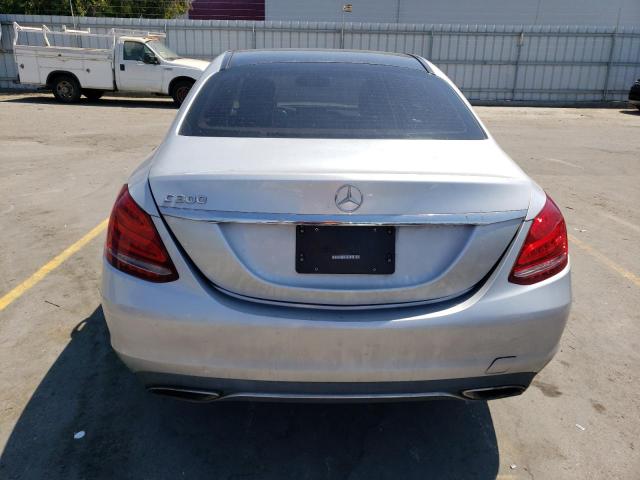 55SWF4JB5GU163429 - 2016 MERCEDES-BENZ C 300 SILVER photo 6