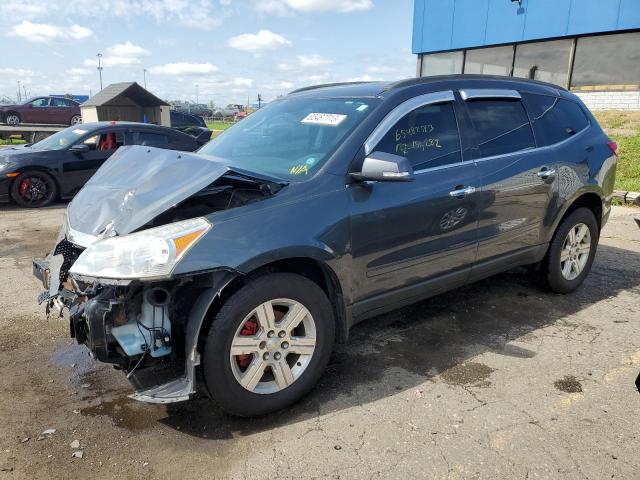 1GNKRGEDXBJ215120 - 2011 CHEVROLET TRAVERSE LT GRAY photo 1