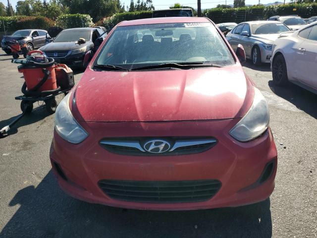 KMHCT4AE3DU521682 - 2013 HYUNDAI ACCENT GLS RED photo 5