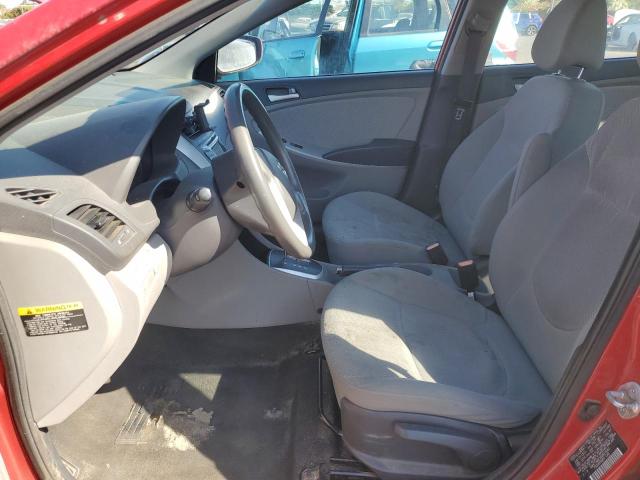 KMHCT4AE3DU521682 - 2013 HYUNDAI ACCENT GLS RED photo 7