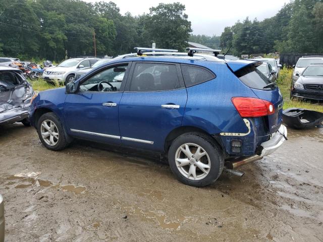 JN8AS5MV3BW291597 - 2011 NISSAN ROGUE S BLUE photo 2