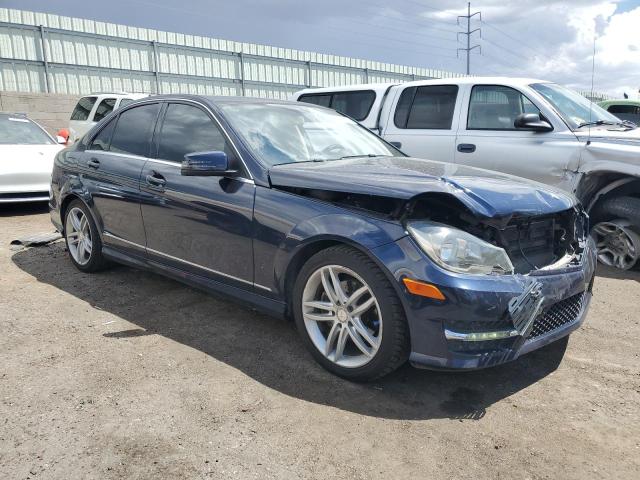 WDDGF4HB9EA941755 - 2014 MERCEDES-BENZ C 250 BLUE photo 4