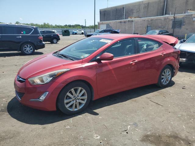 KMHDH4AE1FU383150 - 2015 HYUNDAI ELANTRA SE RED photo 1