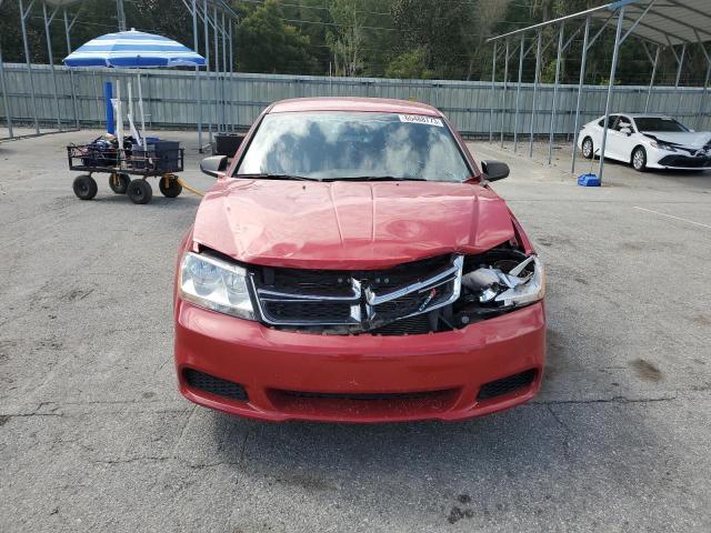 1C3CDZAG9DN753394 - 2013 DODGE AVENGER SE RED photo 5