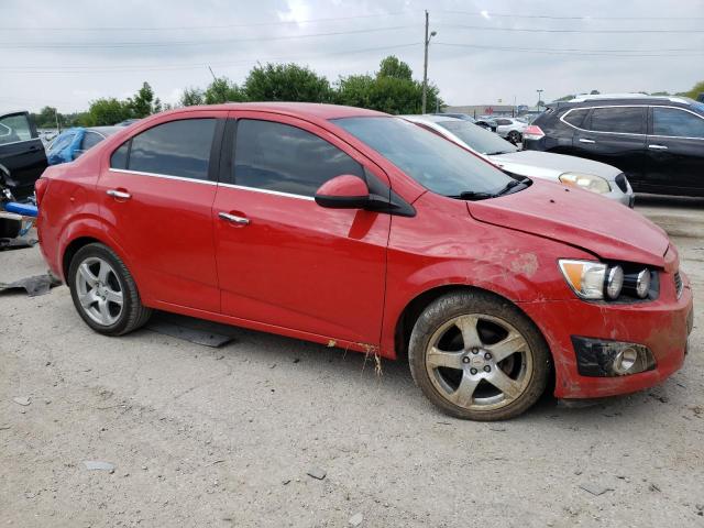 1G1JE5SH6C4160492 - 2012 CHEVROLET SONIC LTZ RED photo 4