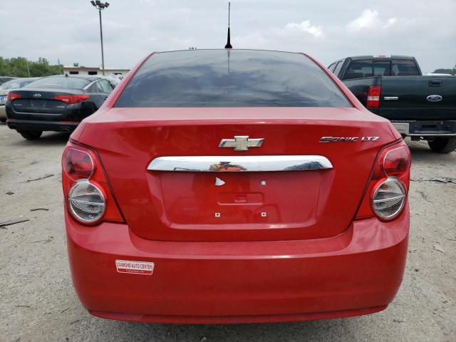 1G1JE5SH6C4160492 - 2012 CHEVROLET SONIC LTZ RED photo 6