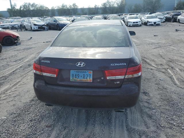 5NPEU46FX6H031104 - 2006 HYUNDAI SONATA GLS PURPLE photo 6