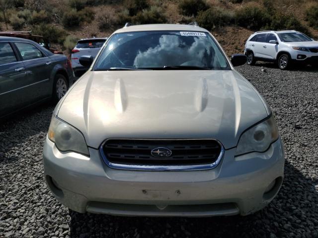 4S4BP61C577330262 - 2007 SUBARU LEGACY OUTBACK 2.5I CREAM photo 5