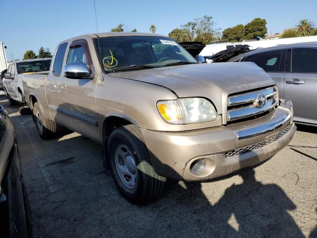 5TBRT34103S372208 - 2003 TOYOTA TUNDRA ACCESS CAB SR5 BEIGE photo 4