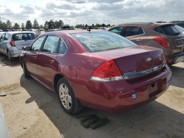 2G1WB5EK4B1228918 - 2011 CHEVROLET IMPALA LT MAROON photo 2