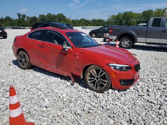 WBA2J1C05L7F00190 - 2020 BMW 230I RED photo 4