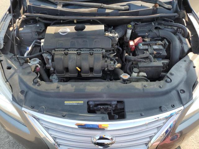 3N1AB7AP6FY226127 - 2015 NISSAN SENTRA S GRAY photo 11