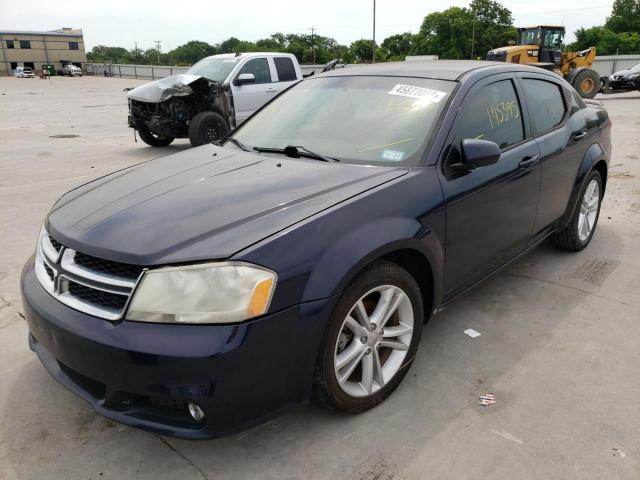 1C3CDZEG8CN115551 - 2012 DODGE AVENGER SXT BLUE photo 9