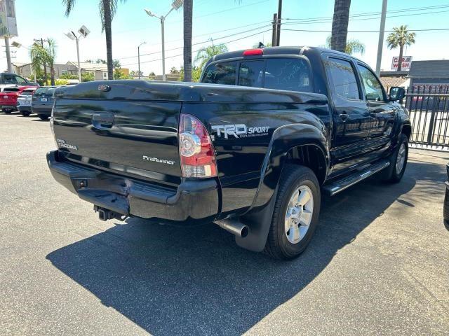 3TMJU4GN5FM177280 - 2015 TOYOTA TACOMA DOUBLE CAB PRERUNNER BLUE photo 4