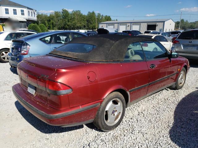 YS3DD75B0W7005409 - 1998 SAAB 900 S RED photo 3