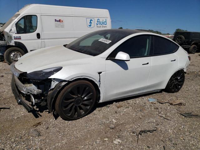 7SAYGDEF6PF808533 - 2023 TESLA MODEL Y WHITE photo 1