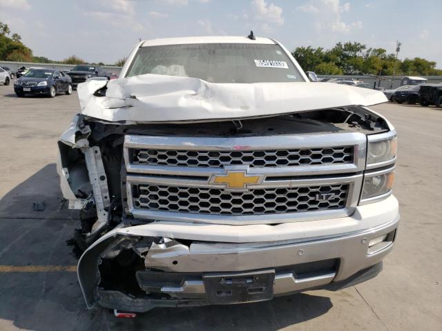 3GCPCSEC1FG449096 - 2015 CHEVROLET SILVERADO C1500 LTZ WHITE photo 5