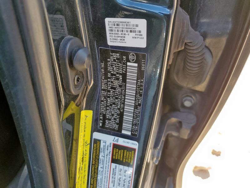 4T1BF1FK8FU942512 - 2015 TOYOTA CAMRY LE BLACK photo 12