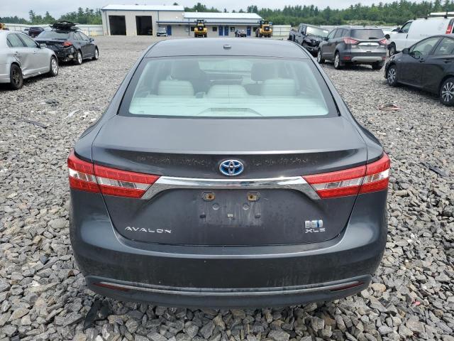 4T1BD1EB6DU001595 - 2013 TOYOTA AVALON HYBRID GRAY photo 6